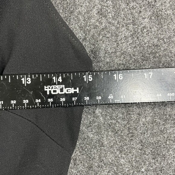 NWT Diane von Furstenberg Black One Shoulder Knot Scarf Faux Wrap Dress Size 0 - Picture 11 of 11